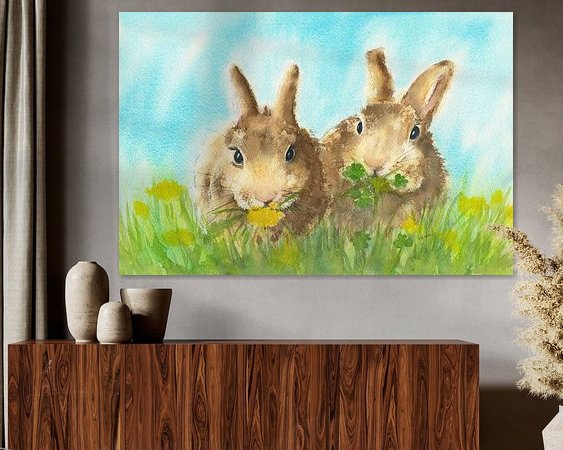 Example of the artwork in a room