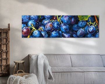 Peindre des raisins vivants sur Blikvanger Schilderijen