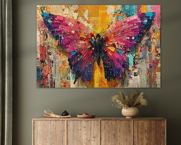 Art du papillon dynamique sur Kunst Kriebels