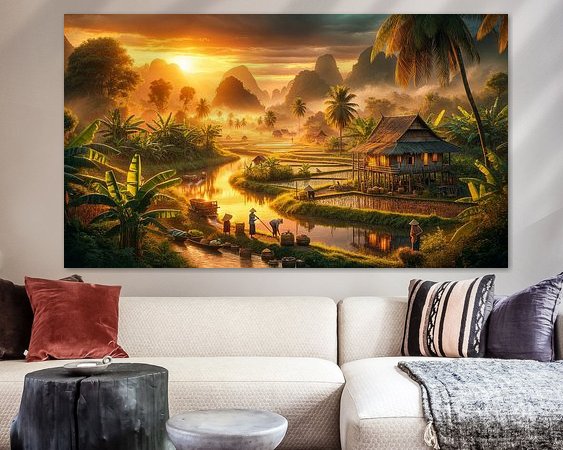 Example of the artwork in a room