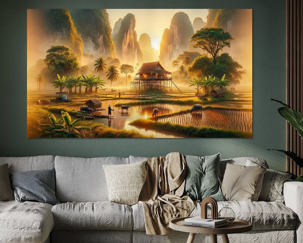 Example of the artwork in a room