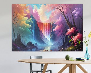 Enchanted Waterfall by Artsy Inventor