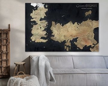 Game of Thrones - Carte de Westeros sur Artwork Shop