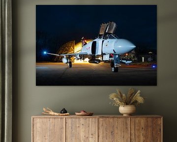 McDonnell Douglas F-4 Phantom II at night by KC Photography