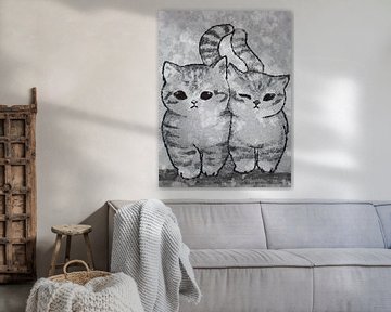 Couple de chats. sur TOAN TRAN