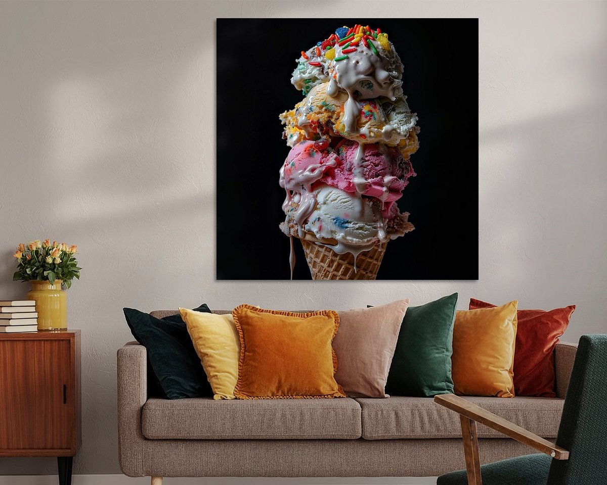 Example of the artwork in a room