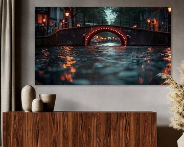 Amsterdam canal by The Xclusive Art