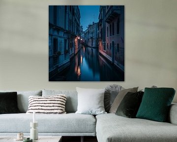Venice canal (Canal grande) at night by The Xclusive Art