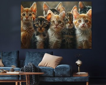 cats in and around the house by Egon Zitter