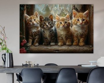 Katzen im und um das Haus