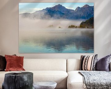 Forggensee im Nebel von Martin Wasilewski