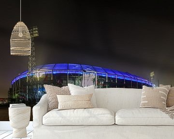 Stadium De Kuip at Night in Rotterdam Feijenoord - 6 by Tux Photography
