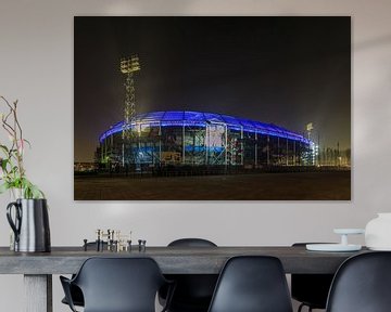 Feyenoord Rotterdam stade De Kuip à la nuit - 6 sur Tux Photography