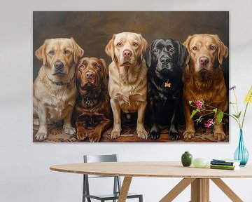 honden in en rondom het huis van Egon Zitter