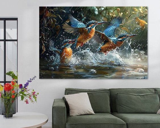 Example of the artwork in a room