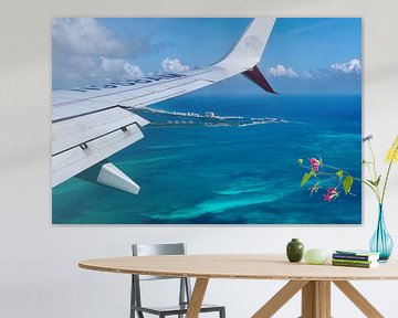 Flugzeug landet in Cancun von PixelPower