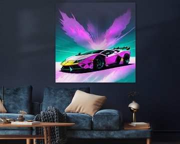 Lamborghini Aventador van Donie Dis