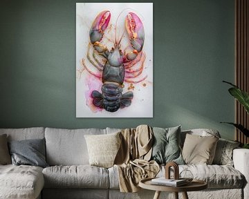 Lobster Luxe - Frühling CANCER - Schwarz Gold Rosa von Marianne Ottemann - OTTI