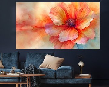 Fleur de printemps orange sur ArtOfPictures