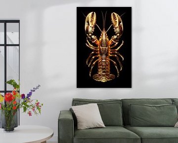Lobster Luxe - Golden Lobster sur Marianne Ottemann - OTTI