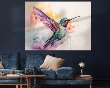 Pastel Hummingbird by Brian Morgan