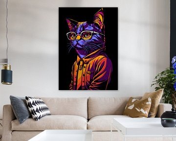 Pop-art kat van InSomnia