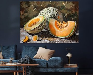 Painting Melon by Blikvanger Schilderijen