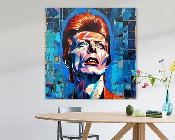 De Kleuren van Bowie - Levendig en Expressief van Zebra404 - Art Parts