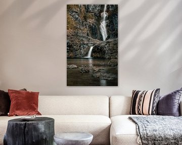 Schöner Bergwasserfall in Lech von Bart cocquart