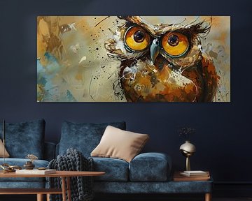 Hibou Art moderne sur Blikvanger Schilderijen