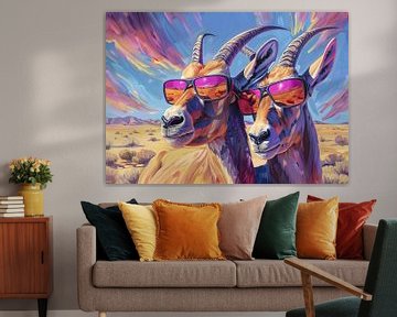Antelope Sunglasses by Blikvanger Schilderijen