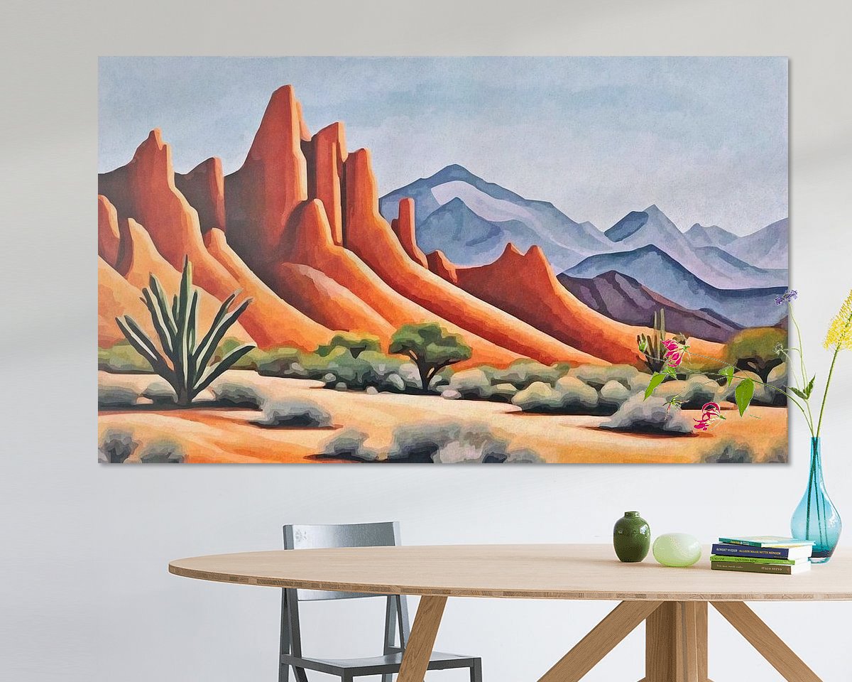 Example of the artwork in a room