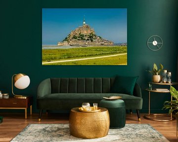 Détour par l'attraction touristique de Normandie - Le Mont-Saint-Michel - France sur Oliver Hlavaty