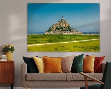 Excursie naar de toeristische trekpleister in Normandië - Le Mont-Saint-Michel - Frankrijk van Oliver Hlavaty