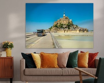 Détour par l'attraction touristique de Normandie - Le Mont-Saint-Michel - France sur Oliver Hlavaty