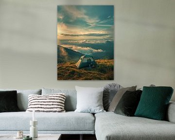 Berglandschap bij daglicht