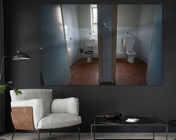 Gone Intimacy: Two Different Toilets in an Abandoned Monastery by Het Onbekende