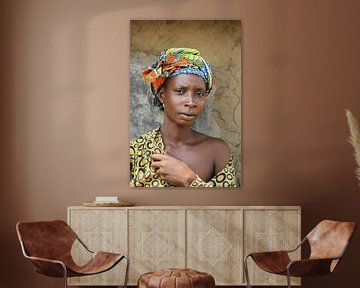 Femme africaine von Aristide Koudaya