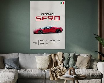 Ferrari SF90 Luxe van Artstyle