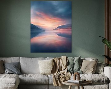 Lichtshows op het meer