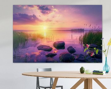 Vroege stilte bij het water