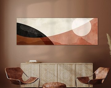 Abstract Earth tones | Modern Abstraction by De Mooiste Kunst