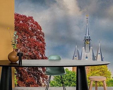 Sassenpoort in the city of Zwolle during springtime by Sjoerd van der Wal Photography