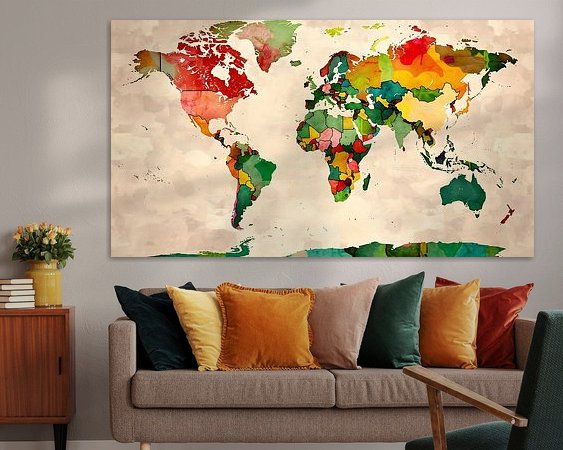 Example of the artwork in a room