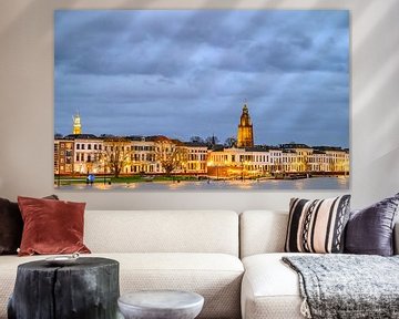 Sunset at the river IJssel in Zutphen by Sjoerd van der Wal Photography