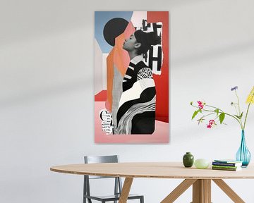 Collage Moderne van Marja van den Hurk