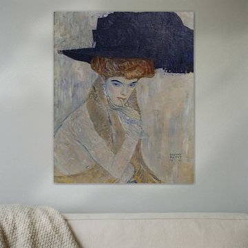 Gustav Klimt - Der Hut mit den schwarzen Federn (1910)