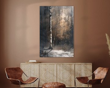 Birch Glow: The Warmth of Natural Serenity by Karina Brouwer