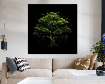 Levensboom groen van The Xclusive Art