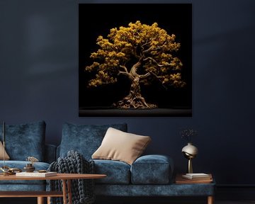 Baum des Lebens gelb von The Xclusive Art